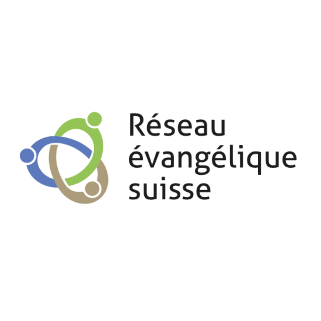 Logo du Réseau évangélique suisse, partenaire de l’Église des Uttins